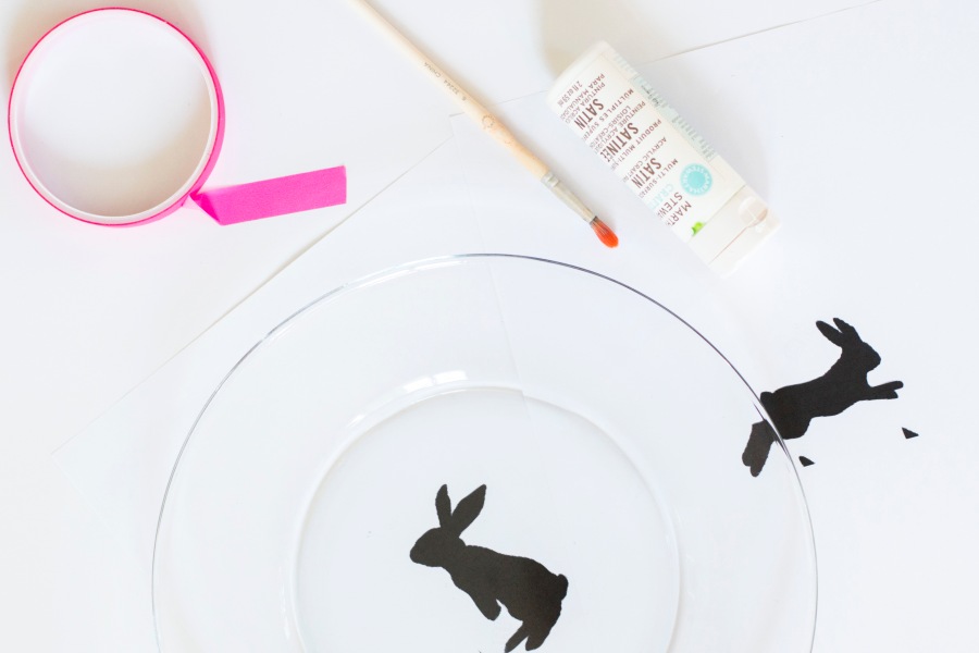 easter bunny plates
